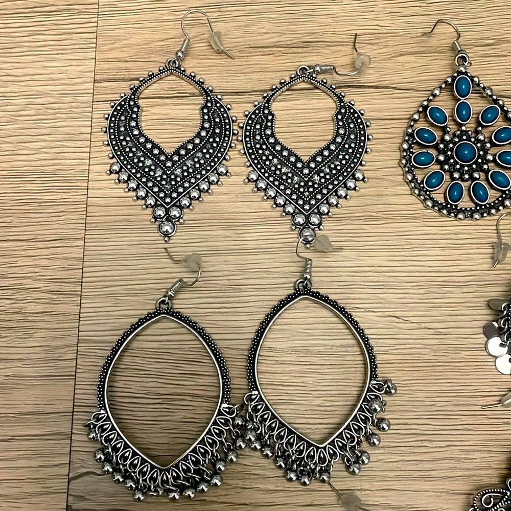 Paparazzi Silver Earring Bundle - image 2